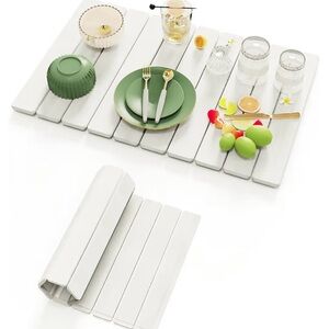 Large Stone Dish Drying Mat for Kitchen Counter, 24" x 16"Fast Dry Stone Mat,...